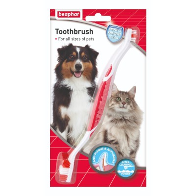 Beaphar Toothbrush  Οδοντόβουρτσα για Ενήλικους Σκύλους & Γάτες